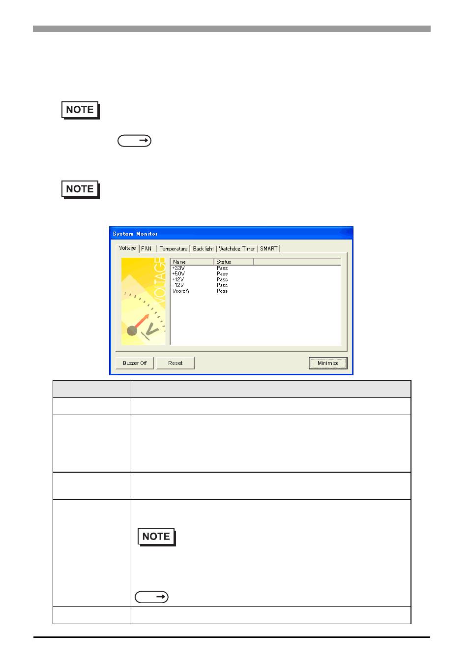 9 setup guide for the system monitor screen, 9 setup guide for the system monitor screen -34, Setup guide for the system monitor screen | 34 3.9 setup guide for the system monitor screen | Proface APL3000B - Node Box PC User Manual | Page 85 / 107