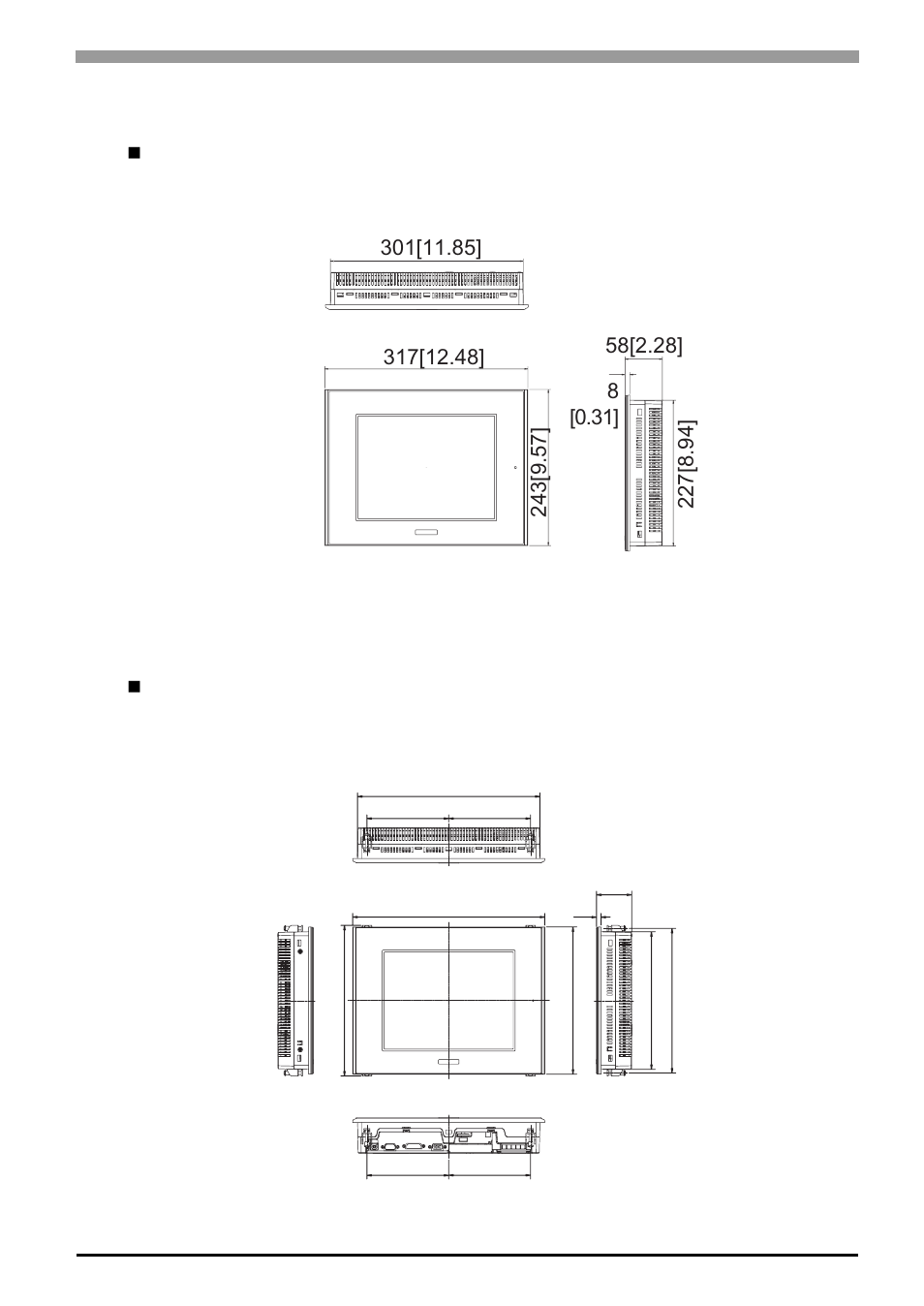 4 dimensions, 4 dimensions -13 | Proface FP3900 - 19 Flat Panel" User Manual | Page 52 / 163