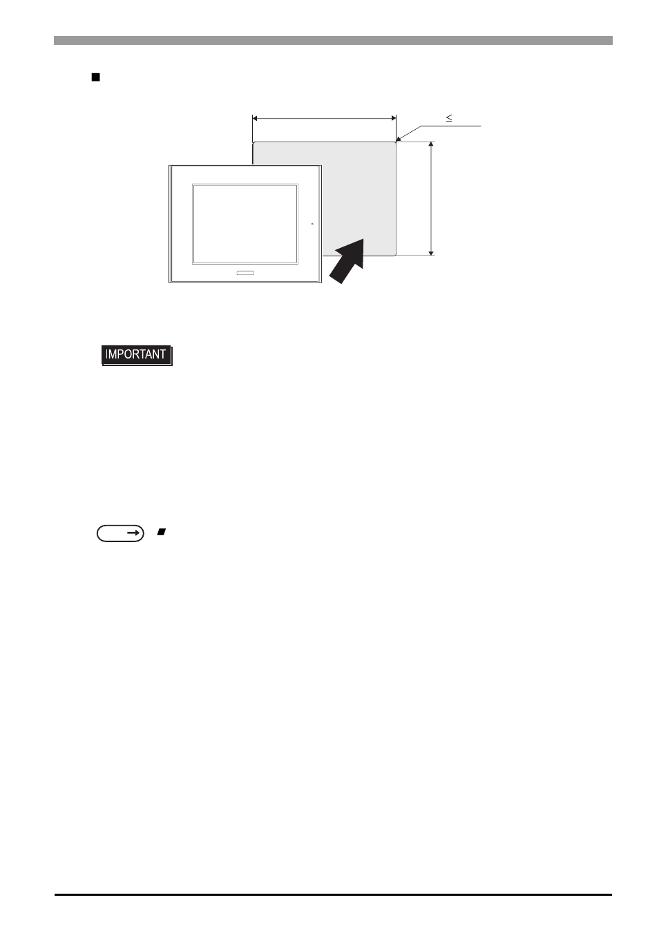 Panel cut dimensions | Proface FP3900 - 19 Flat Panel" User Manual | Page 54 / 163