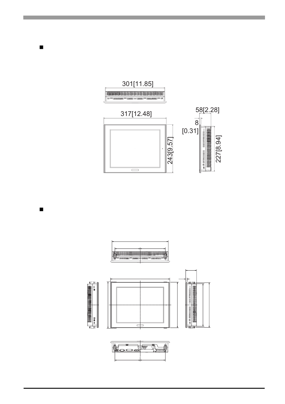 4 dimensions, 4 dimensions -27 | Proface FP3900 - 19 Flat Panel" User Manual | Page 66 / 163