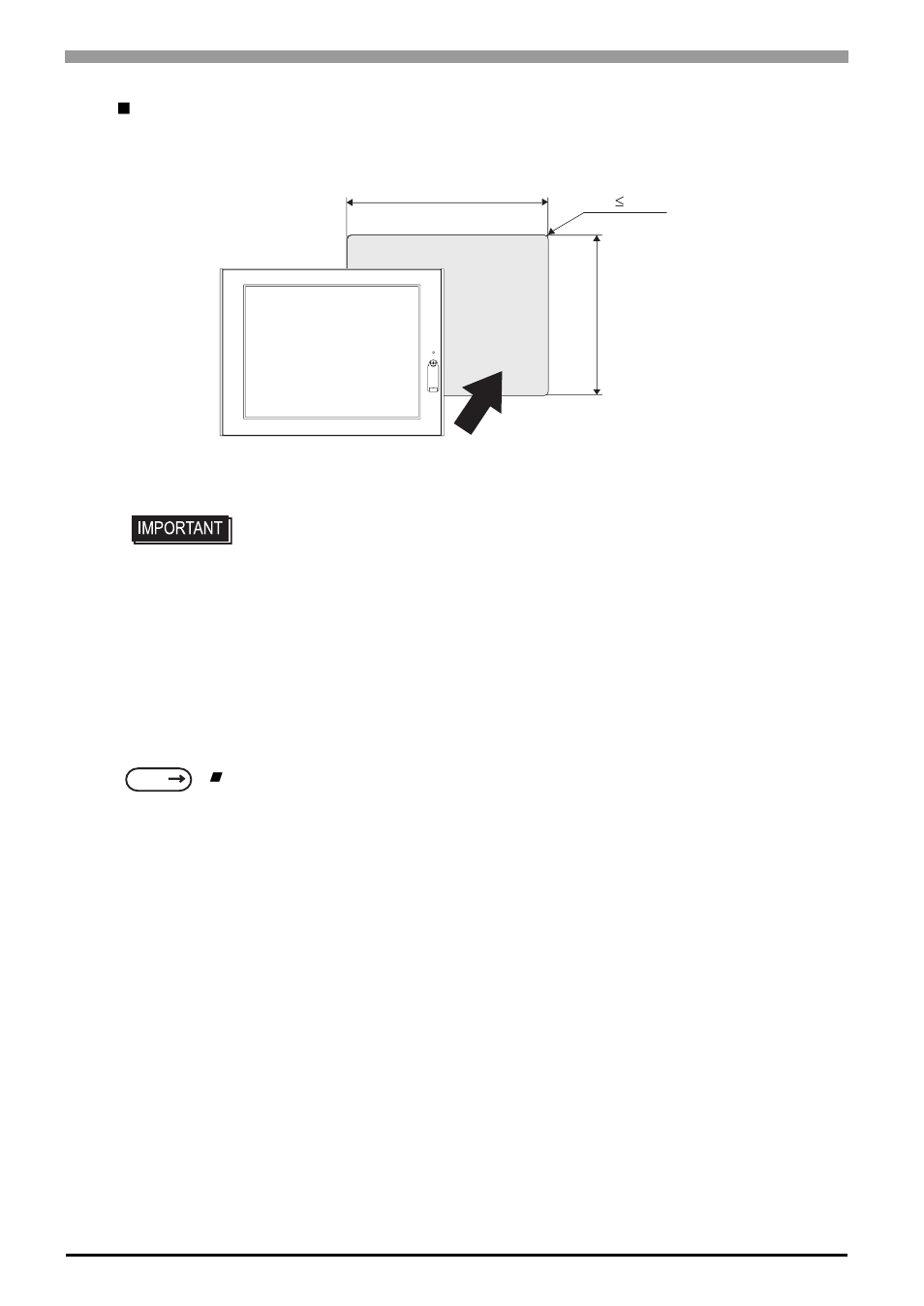 Panel cut dimensions | Proface FP3900 - 19 Flat Panel" User Manual | Page 95 / 163
