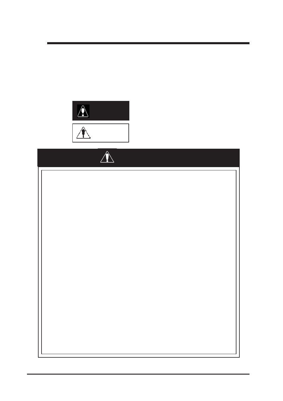 Essential safety precautions, Warnings, Warning caution | Proface FP3900 - 19 Flat Panel" User Manual | Page 3 / 83