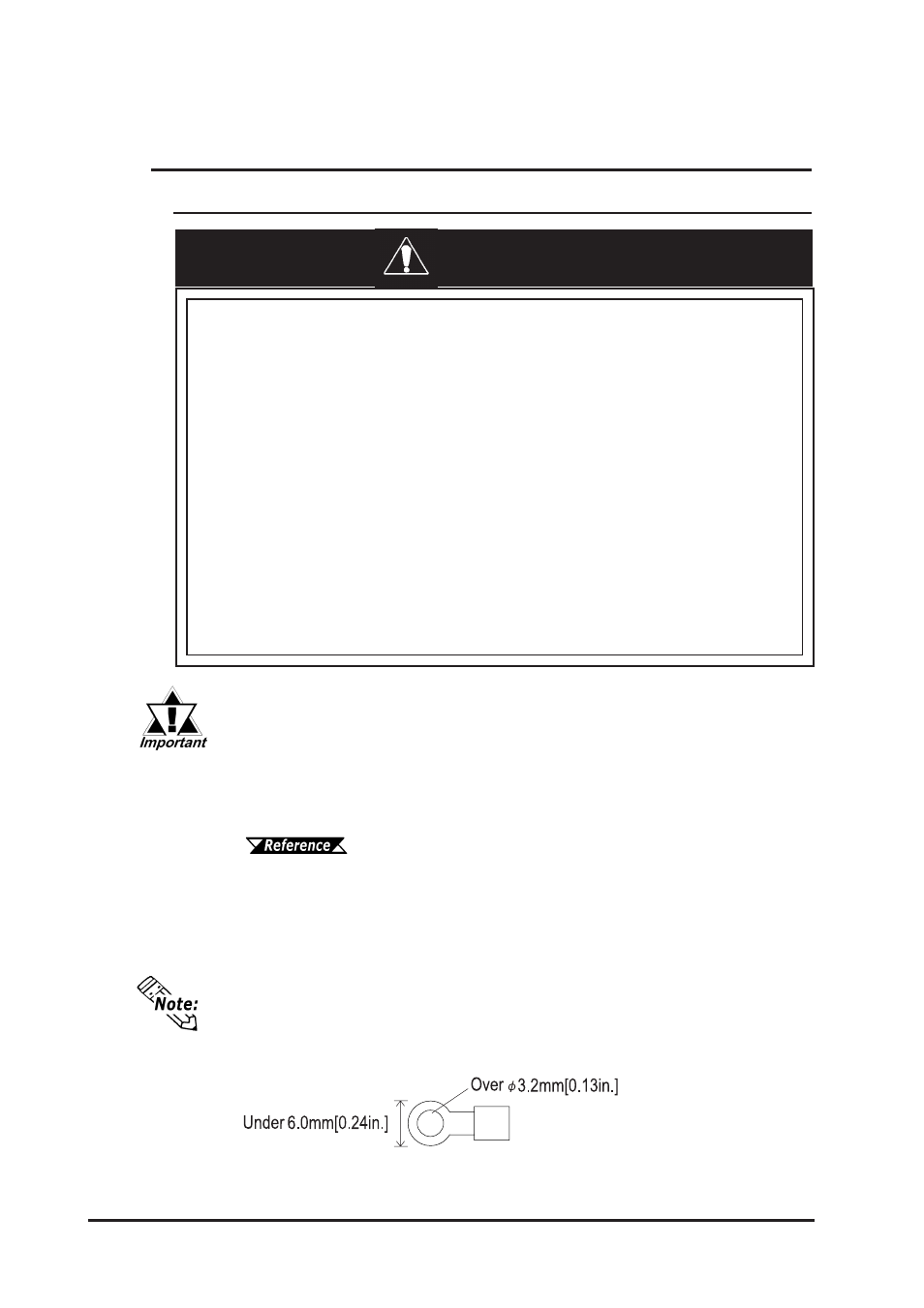 2 wiring cautions, 1 connecting the power cord, 2 wiring cautions -6 | 1 connecting the power cord -6, Warnings | Proface FP3900 - 19 Flat Panel" User Manual | Page 43 / 83