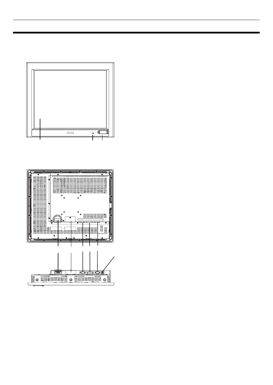 Part names | Proface FP3900 - 19 Flat Panel" User Manual | Page 3 / 16