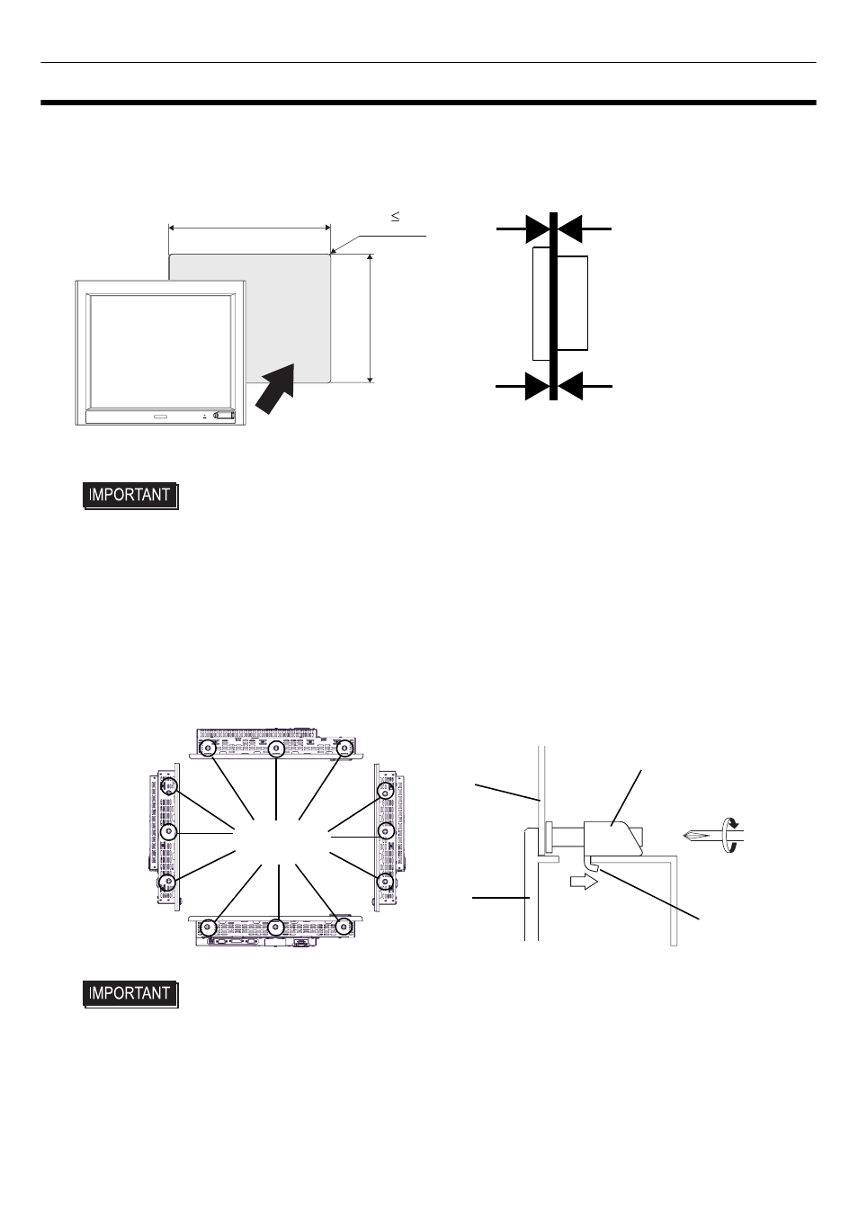 Installation | Proface FP3900 - 19 Flat Panel" User Manual | Page 9 / 16