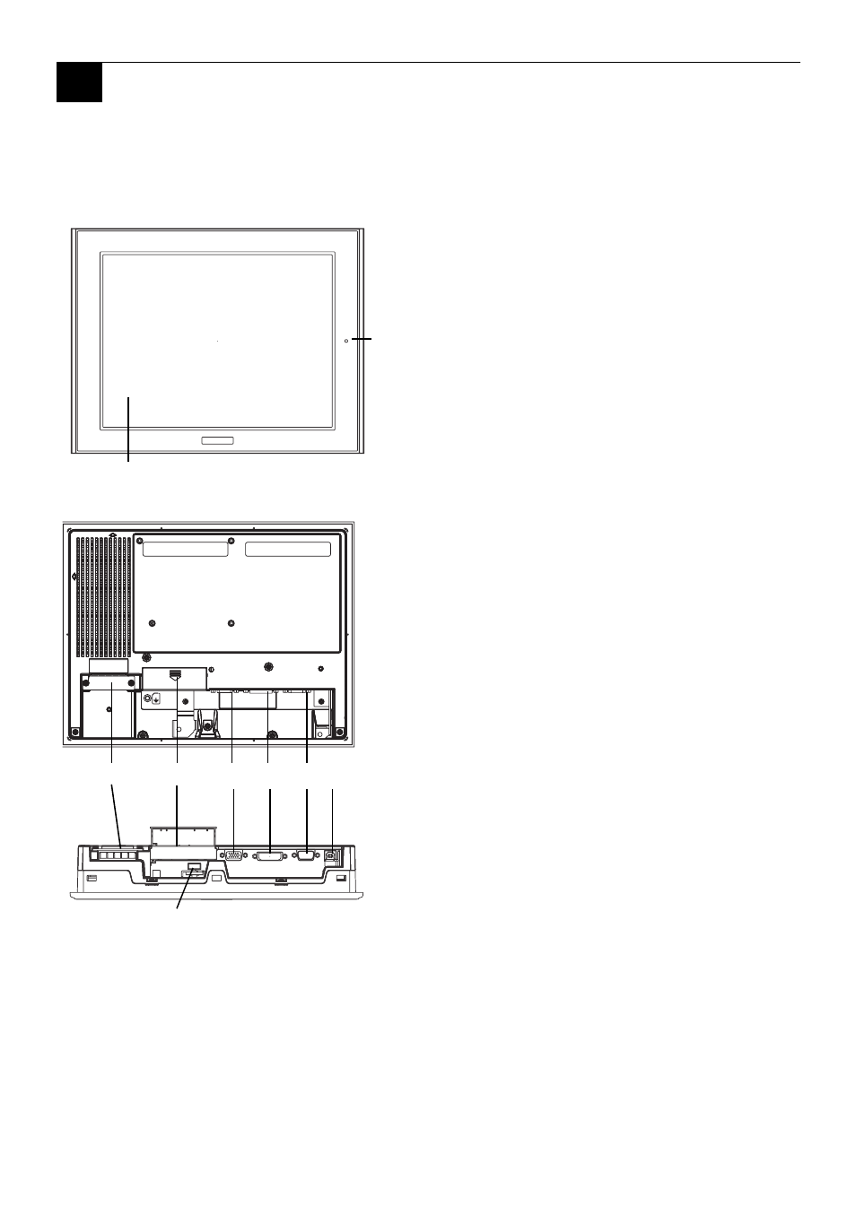 1part names | Proface FP3900 - 19 Flat Panel" User Manual | Page 4 / 22