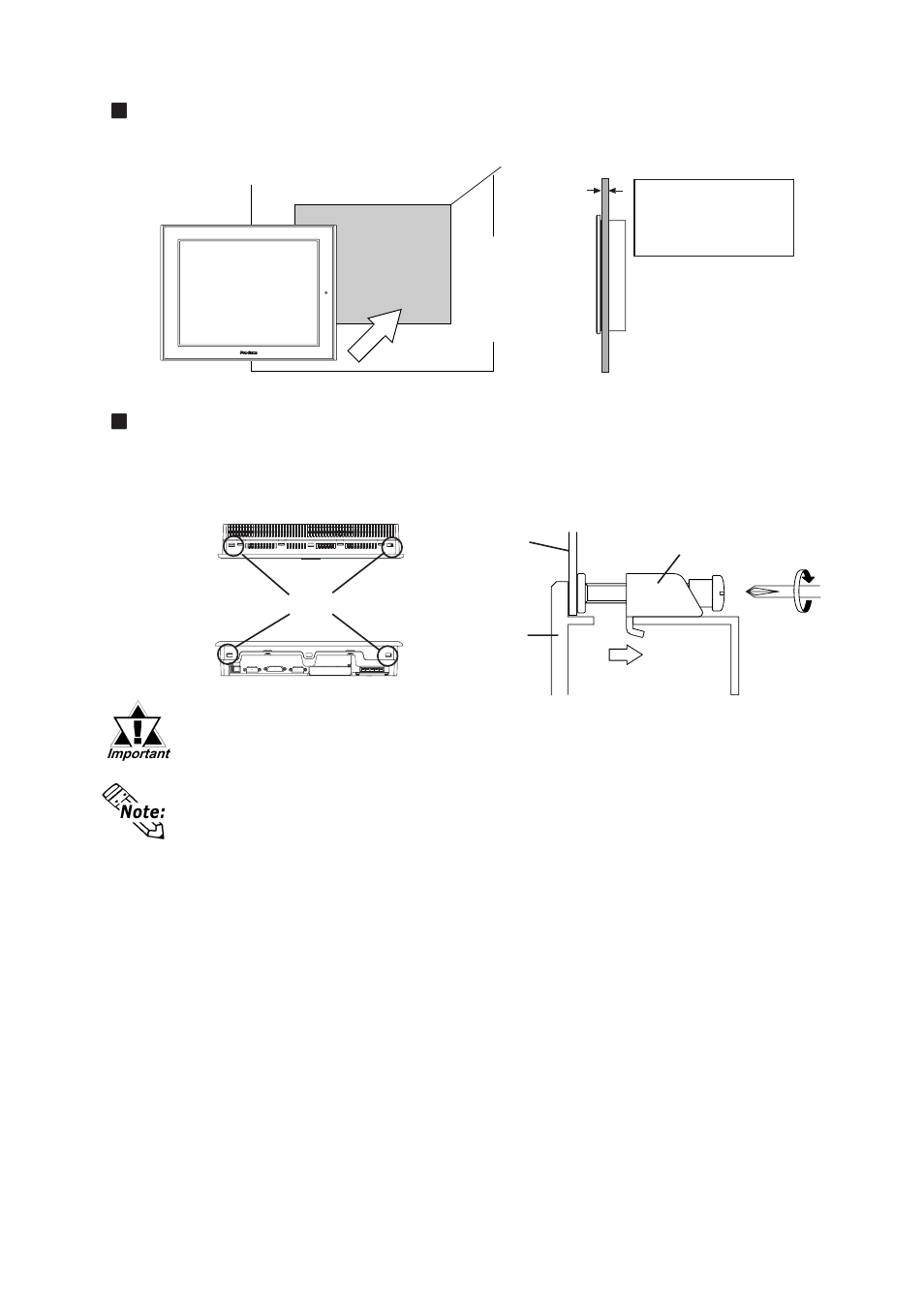Proface FP3900 - 19 Flat Panel" User Manual | Page 14 / 20