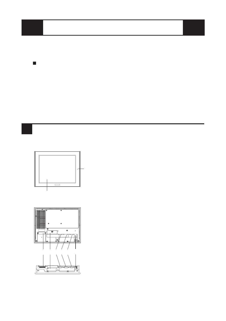 1 part names, About the manual | Proface FP3900 - 19 Flat Panel" User Manual | Page 5 / 20