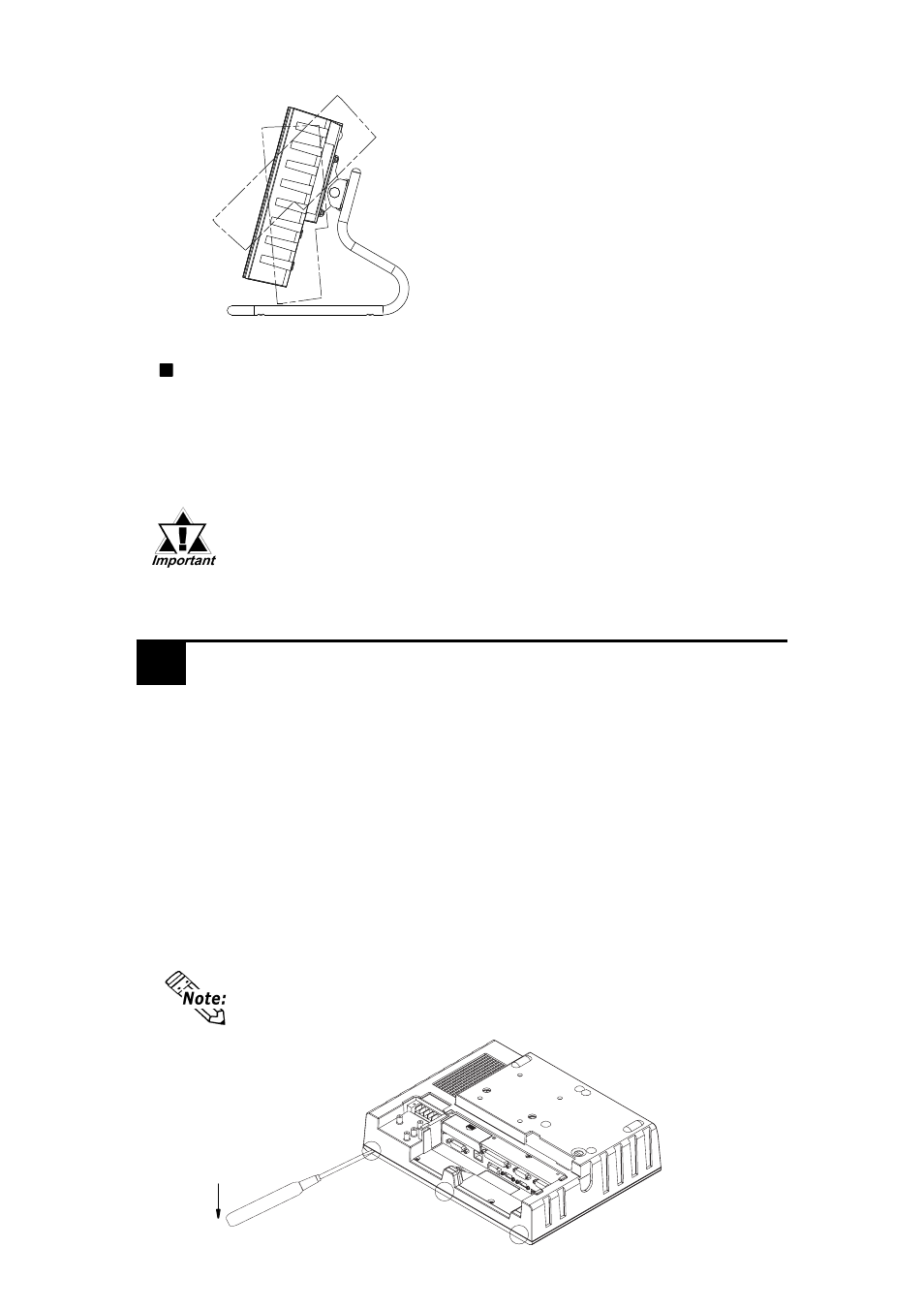 4cover removal | Proface FP3900 - 19 Flat Panel" User Manual | Page 11 / 12