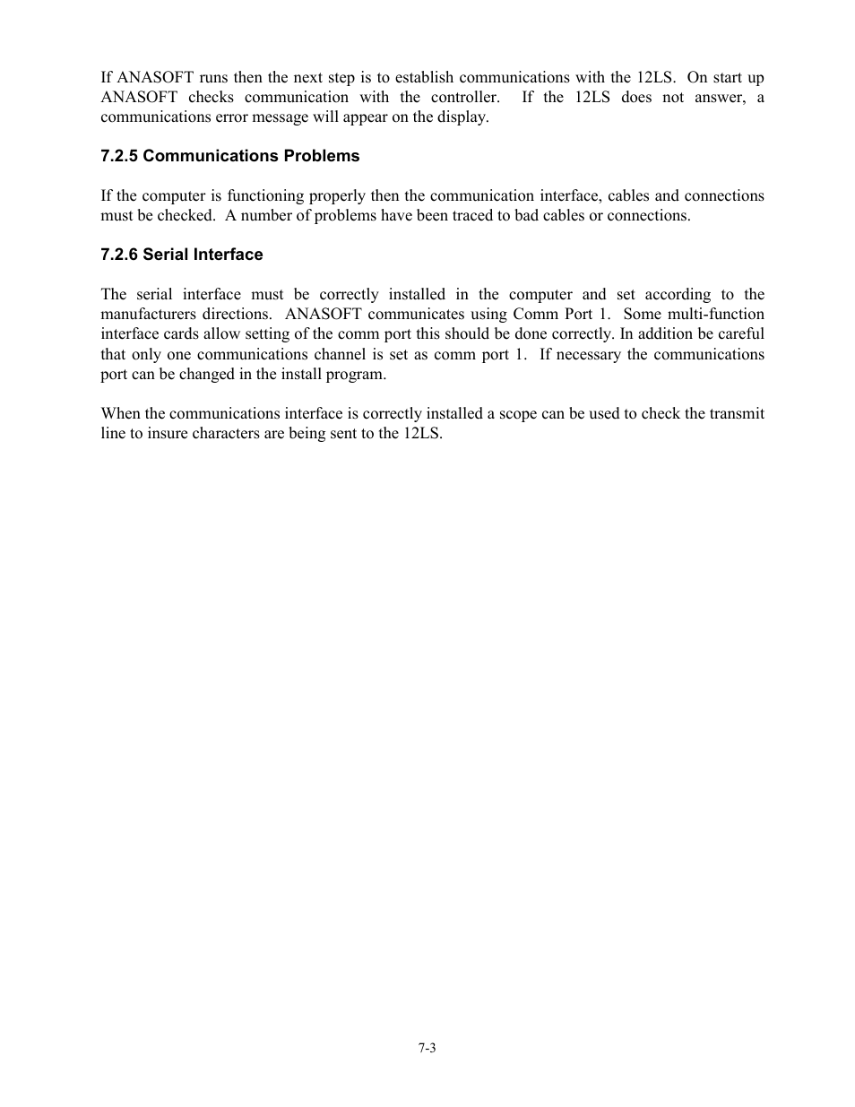 5 communications problems, 6 serial interface | Watlow 12LS Controller User Manual | Page 101 / 111