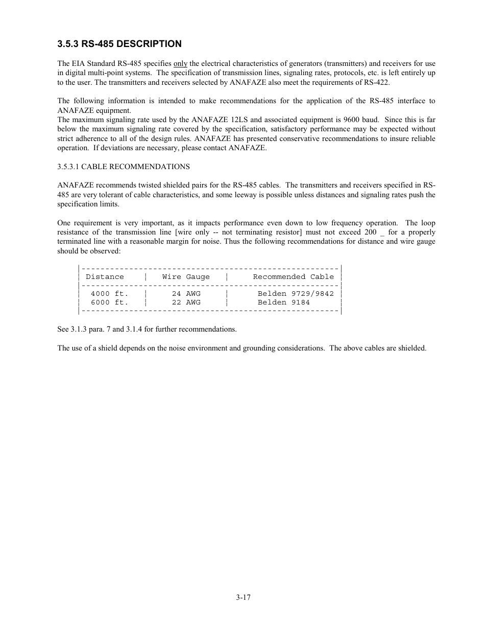 3 rs-485 description, 3 rs-485 description -17 | Watlow 12LS Controller User Manual | Page 31 / 111