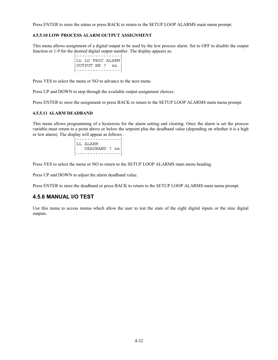 6 manual i/o test, 6 manual i/o test -32 | Watlow 12LS Controller User Manual | Page 65 / 111