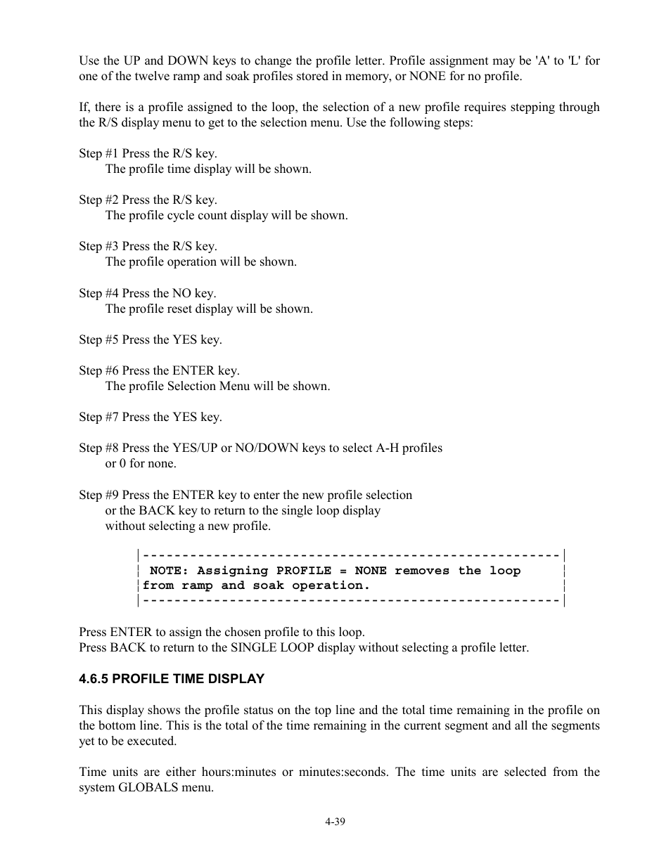 5 profile time display, 5 profile time display -39 | Watlow 12LS Controller User Manual | Page 72 / 111