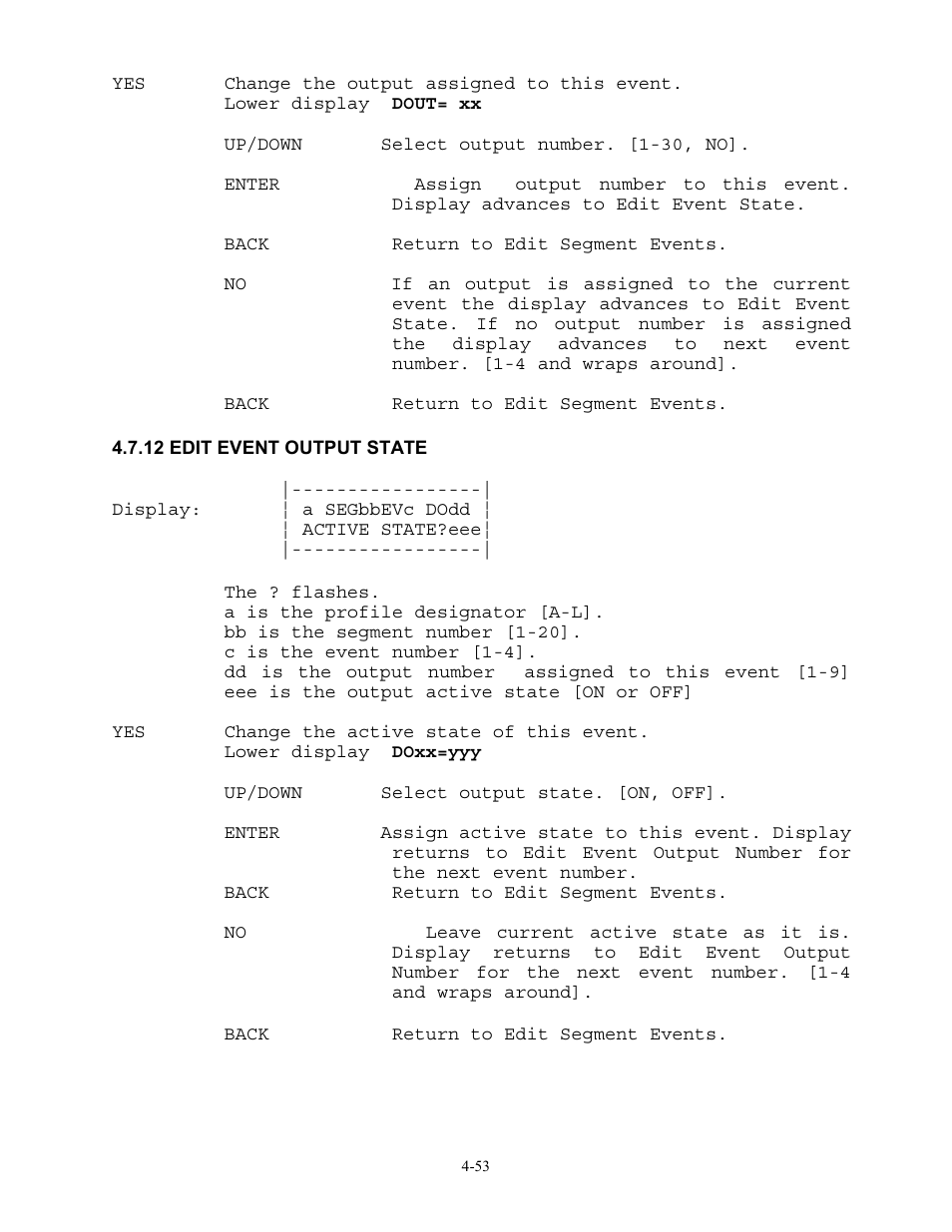 12 edit event output state, 12 edit event output state -53 | Watlow 12LS Controller User Manual | Page 86 / 111