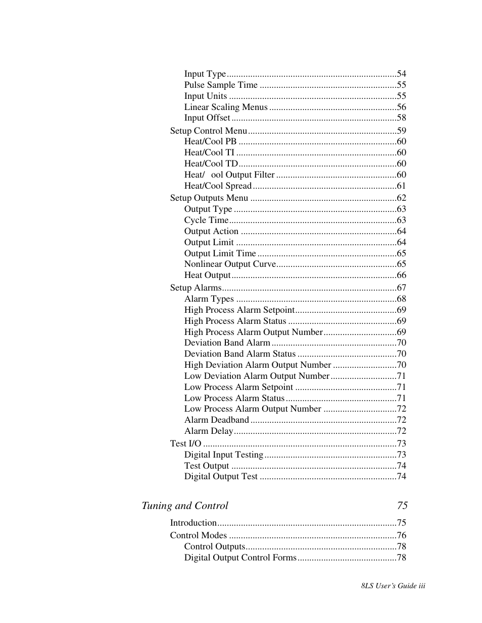 Watlow 8LS Controller User Manual | Page 5 / 140