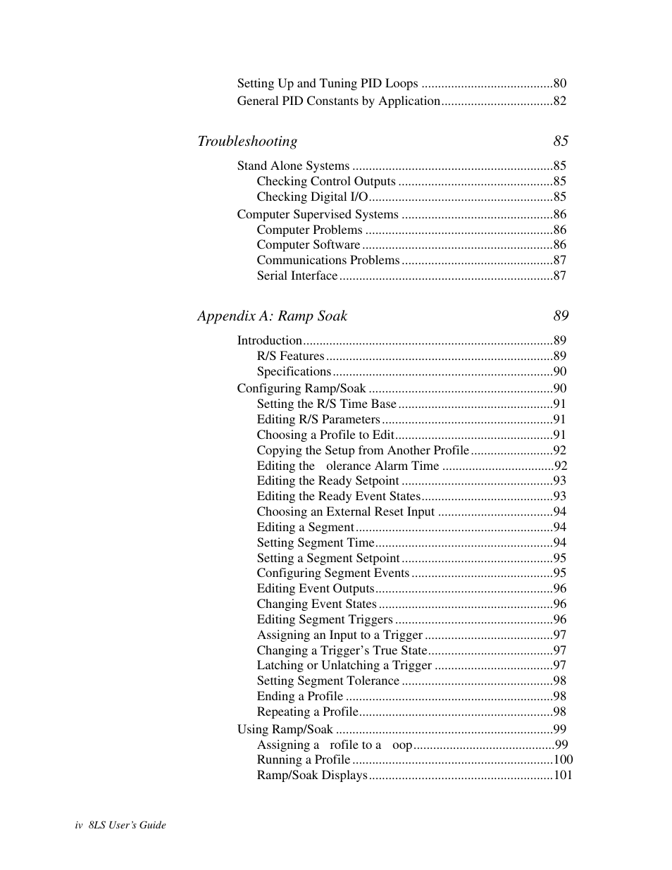 Watlow 8LS Controller User Manual | Page 6 / 140