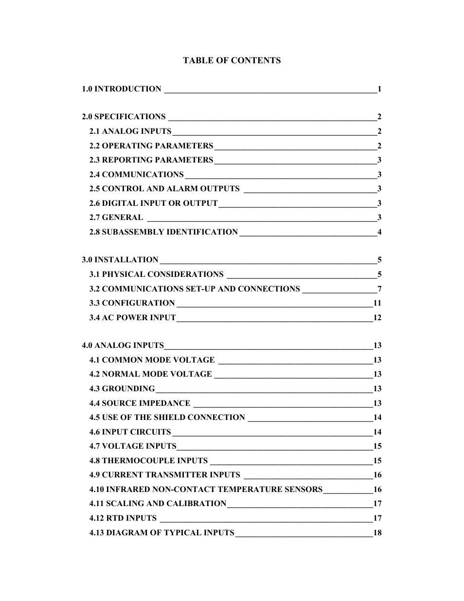 Watlow 8PID Controller User Manual | Page 4 / 55