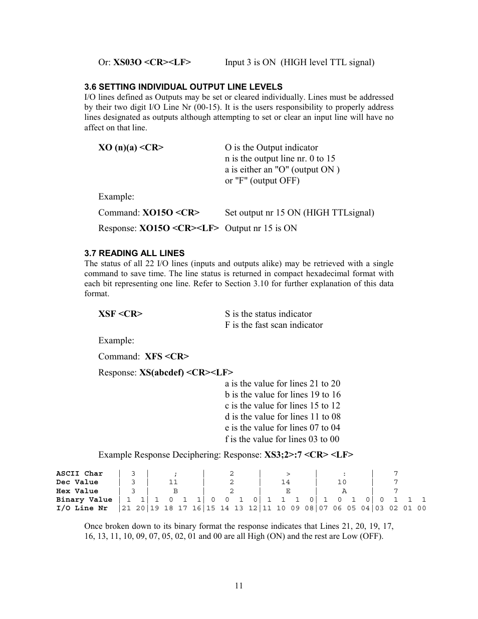 6 setting individual output line levels, 7 reading all lines | Watlow 8PID Controller User Manual | Page 52 / 55