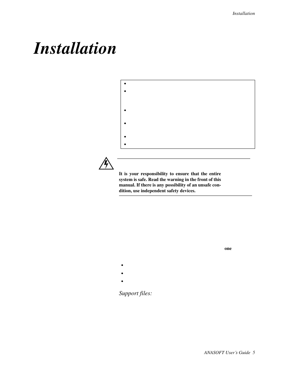 Installation, Quick installation, Anasoft files | Watlow ANASOFT User Manual | Page 15 / 95