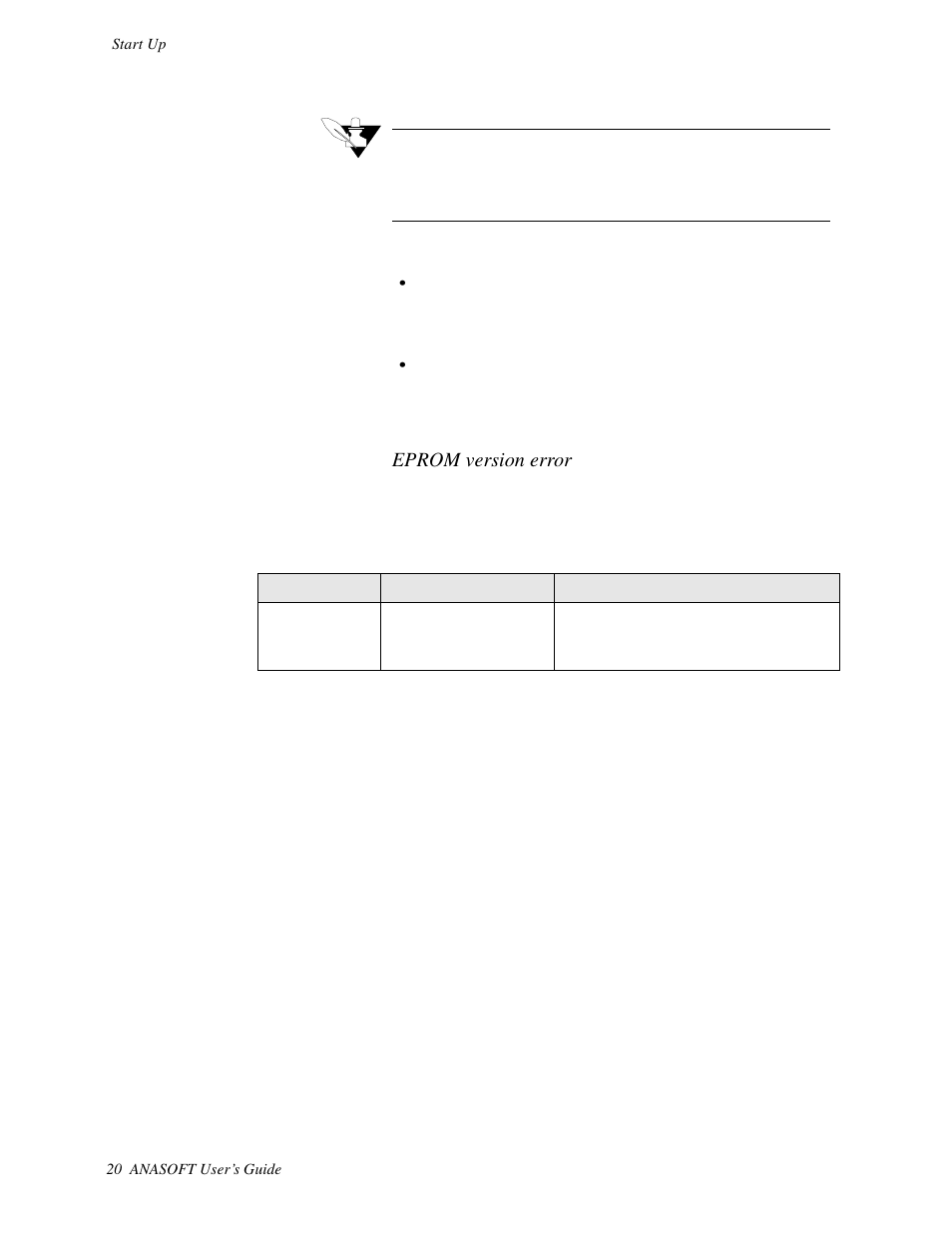 Eprom version error | Watlow ANASOFT User Manual | Page 30 / 95