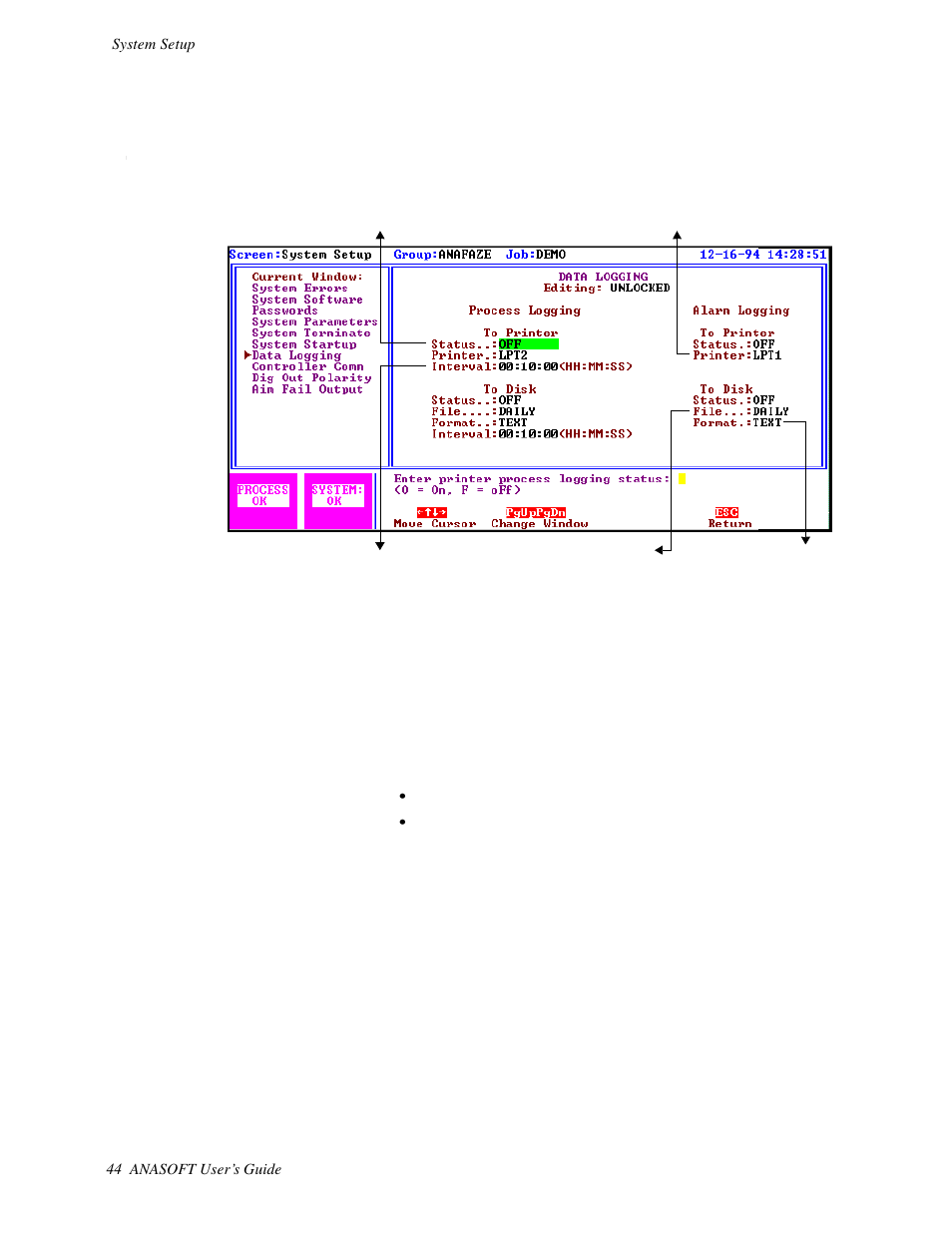 Data logging | Watlow ANASOFT User Manual | Page 54 / 95