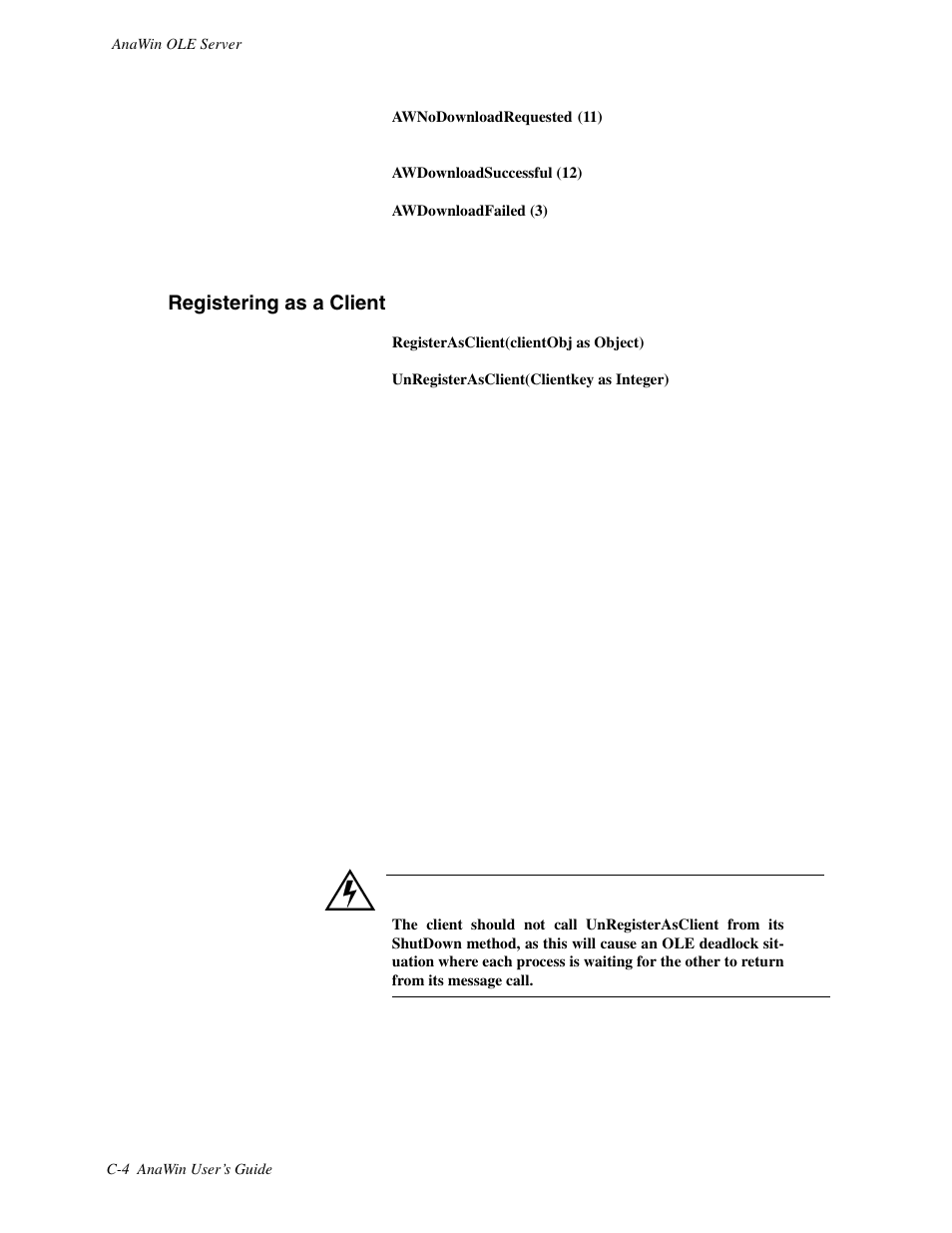 Registering as a client | Watlow ANAWIN 2 User Manual | Page 136 / 154