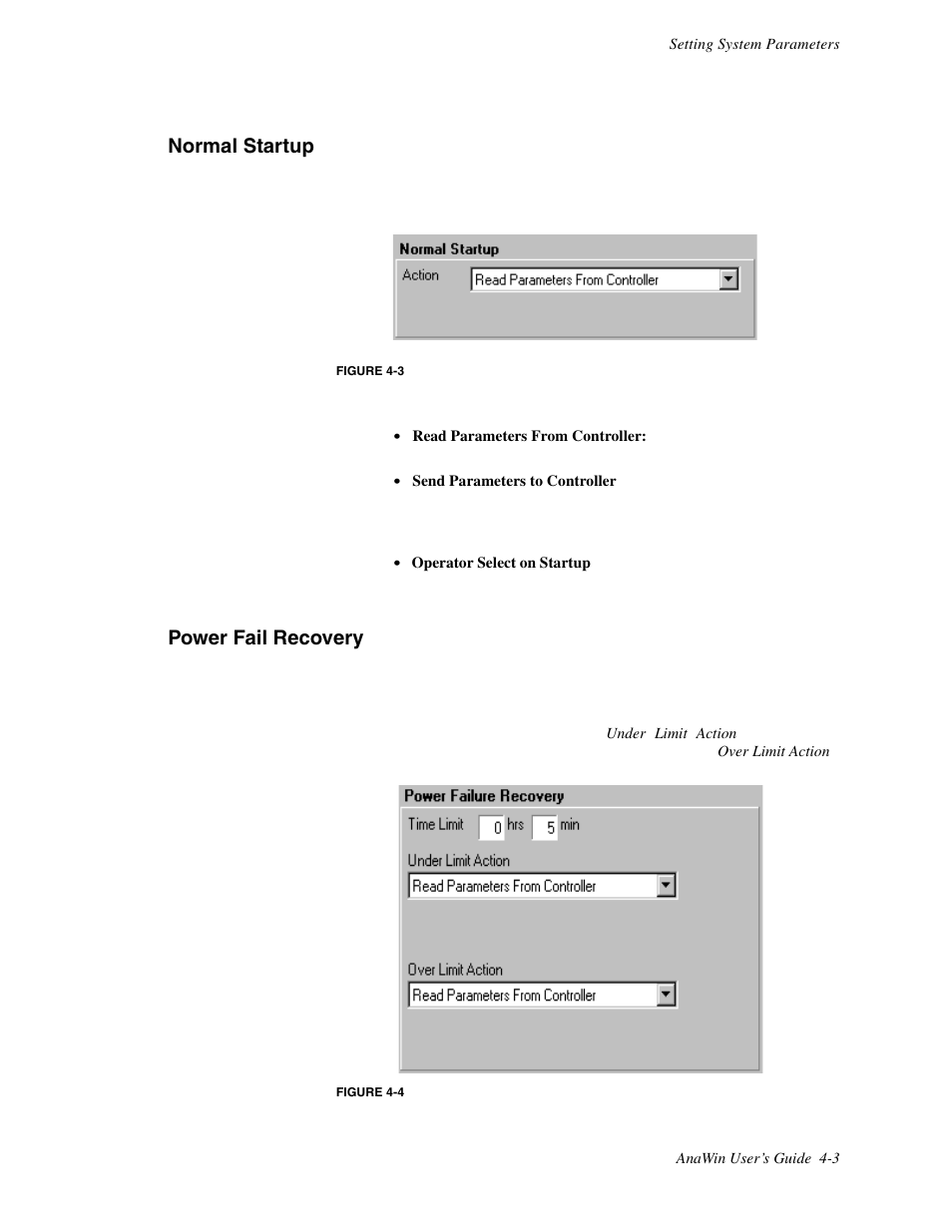 Normal startup, Power fail recovery | Watlow ANAWIN 2 User Manual | Page 31 / 154