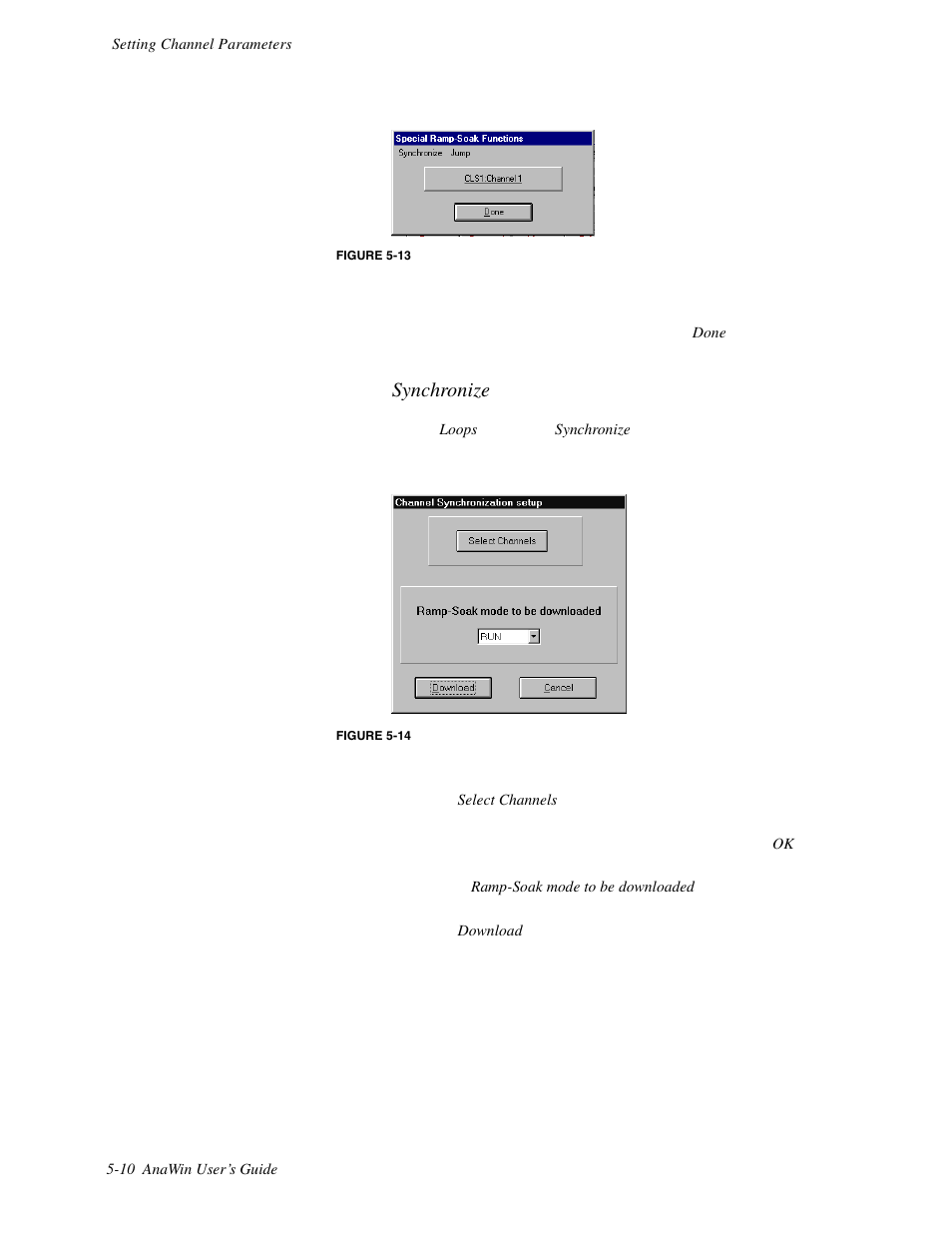 Synchronize | Watlow ANAWIN 2 User Manual | Page 50 / 154