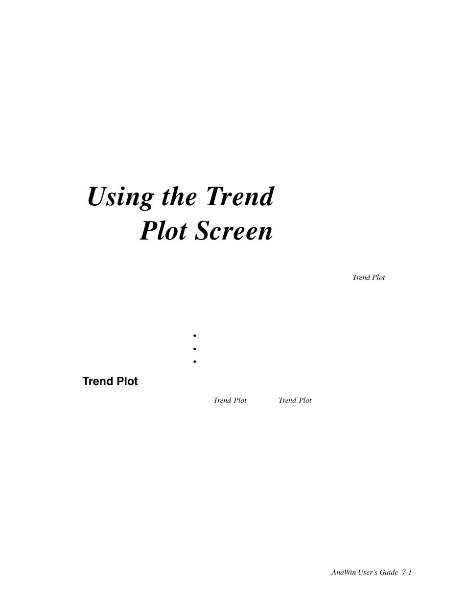 7 using the trend plot screen, Trend plot, Using the trend plot screen | Watlow ANAWIN 2 User Manual | Page 63 / 154