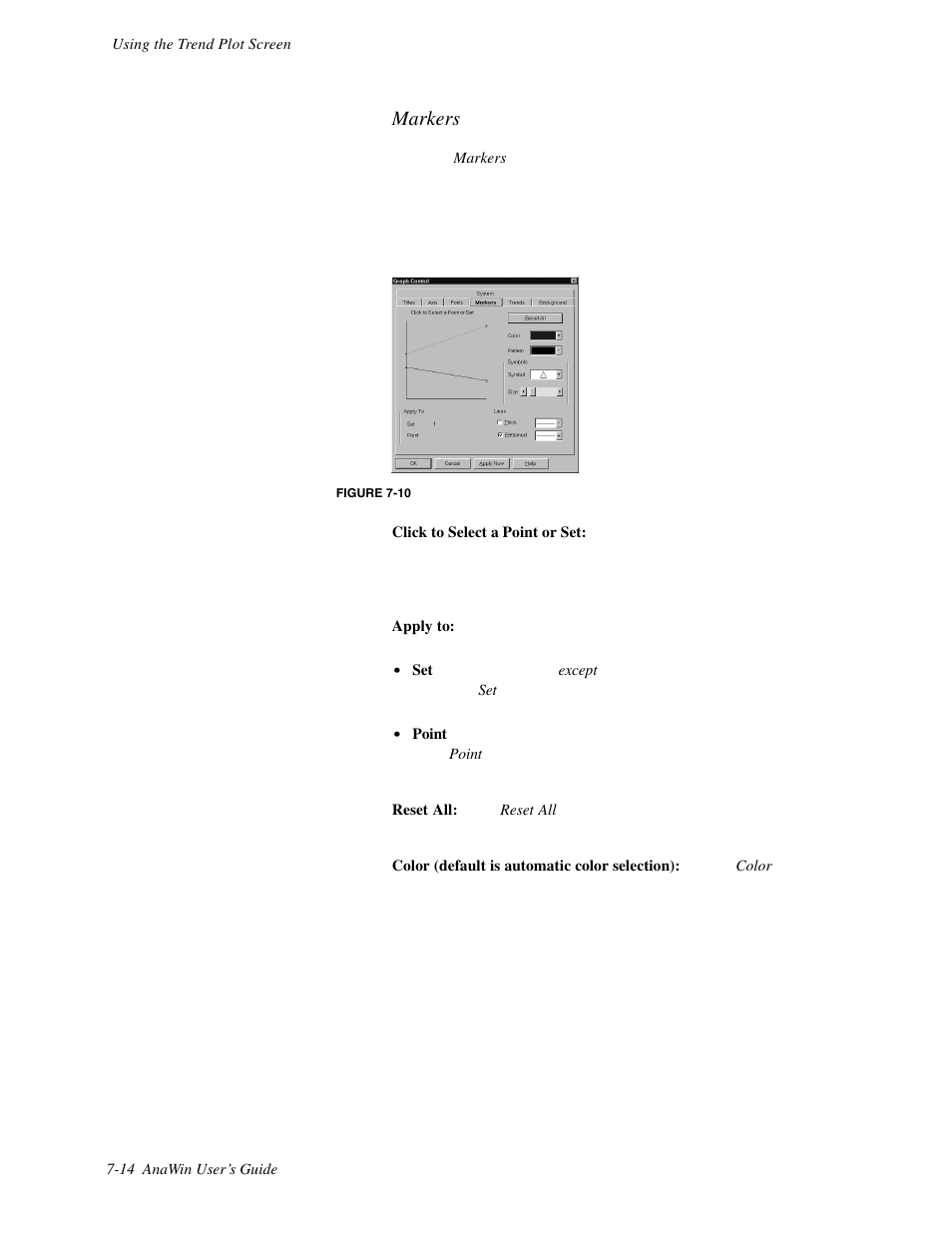 Markers | Watlow ANAWIN 2 User Manual | Page 76 / 154
