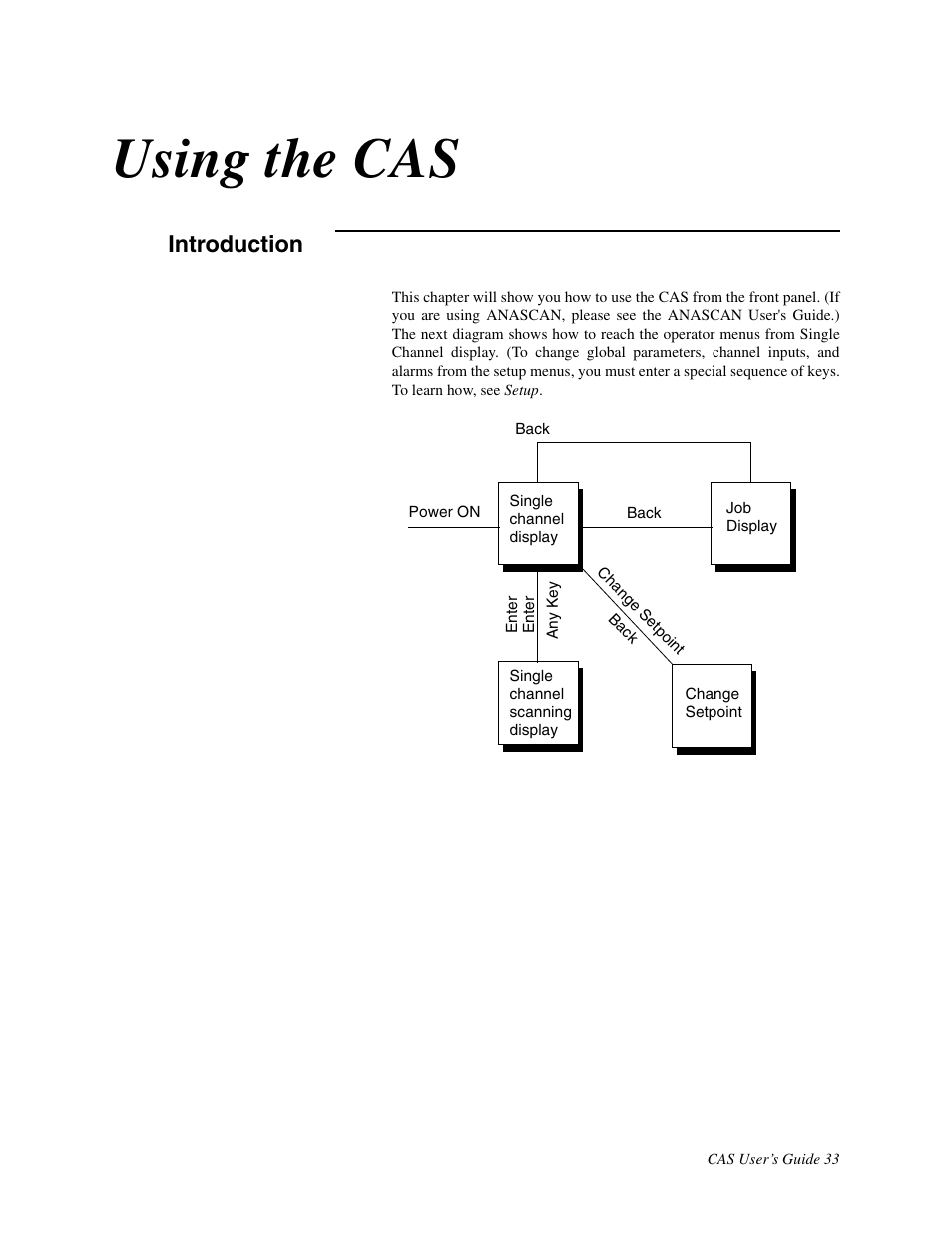 Using the cas, Introduction | Watlow CAS User Manual | Page 43 / 98