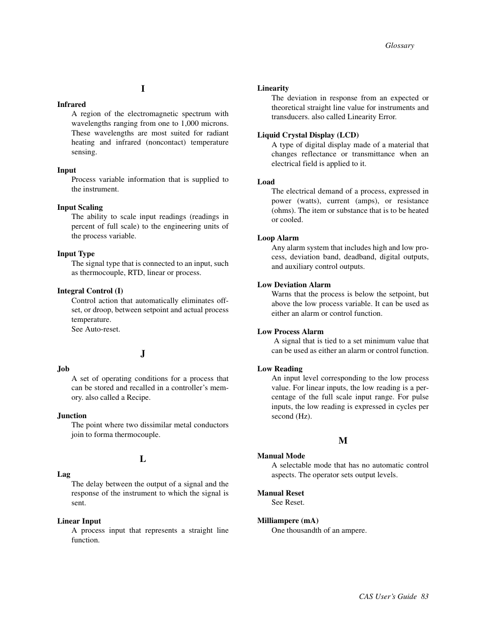 Watlow CAS User Manual | Page 93 / 98