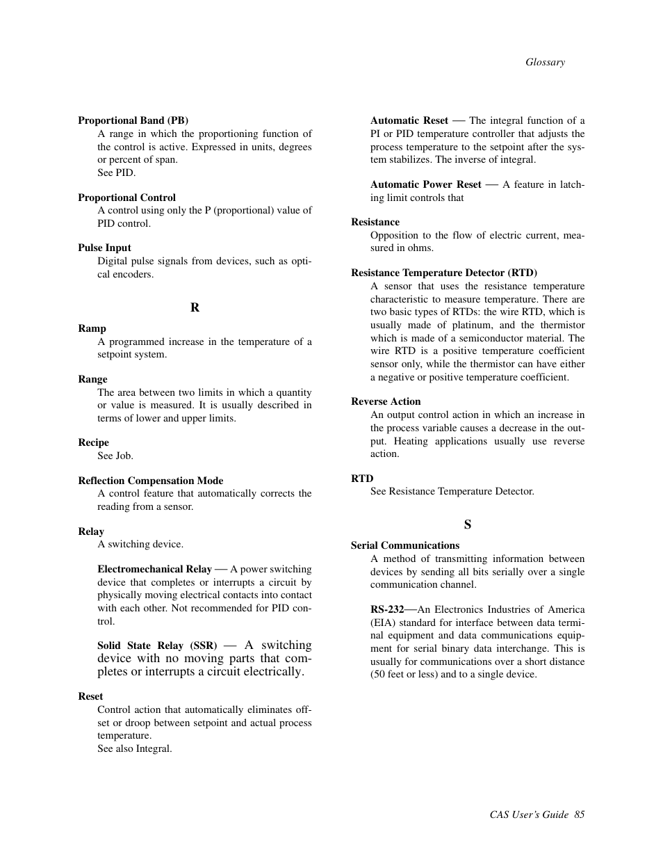 Watlow CAS User Manual | Page 95 / 98