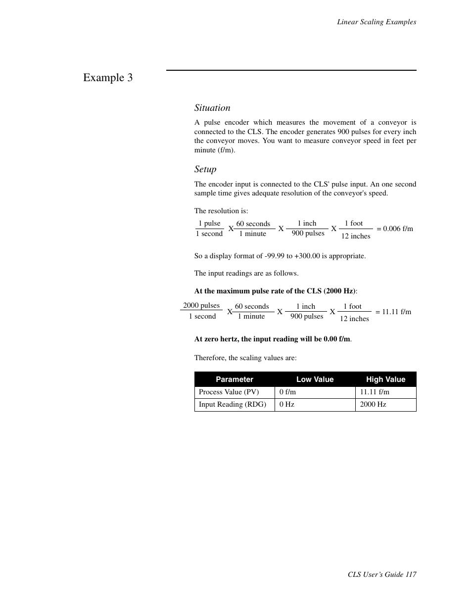 Example 3, Situation, Setup | Watlow CLS User Manual | Page 125 / 180