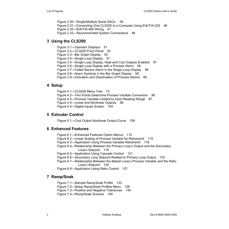 Watlow CLS200 User Manual | Page 10 / 251