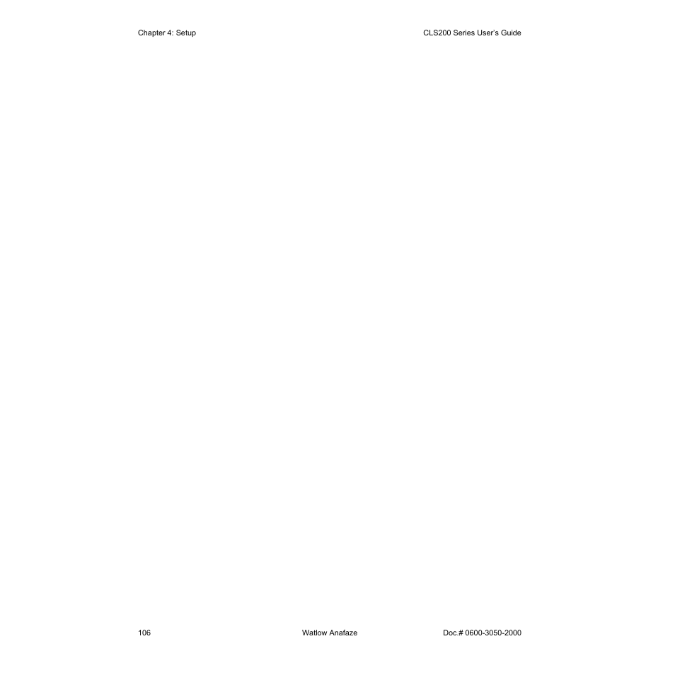 Watlow CLS200 User Manual | Page 122 / 251