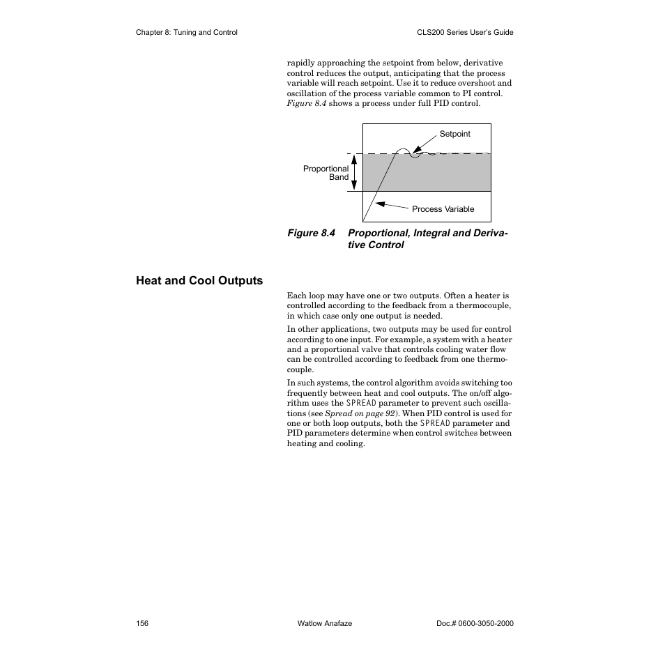 Heat and cool outputs | Watlow CLS200 User Manual | Page 172 / 251