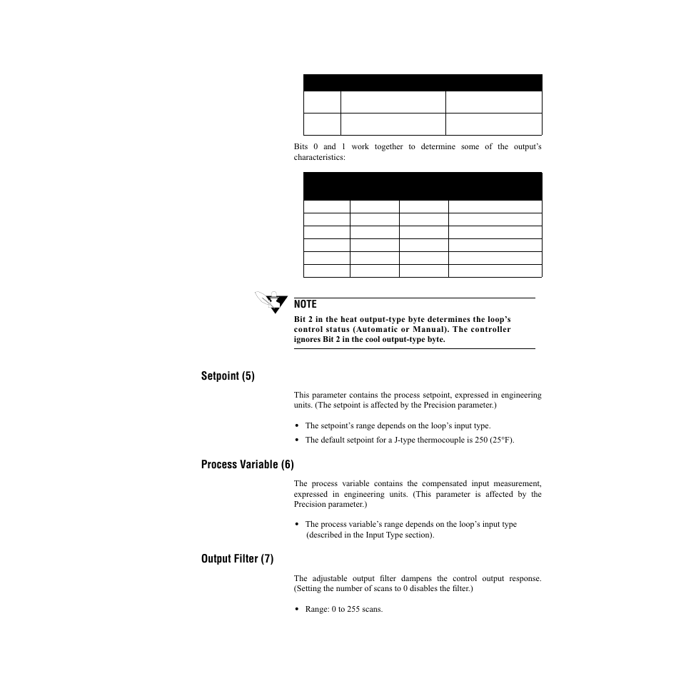 Setpoint (5), Process variable (6), Output filter (7) | Watlow CLS200, MLS300 and CAS200 User Manual | Page 54 / 92