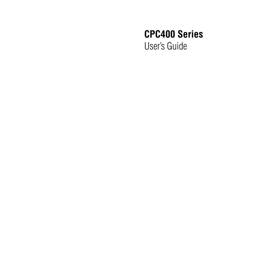 Watlow CPC400 User Manual | 230 pages