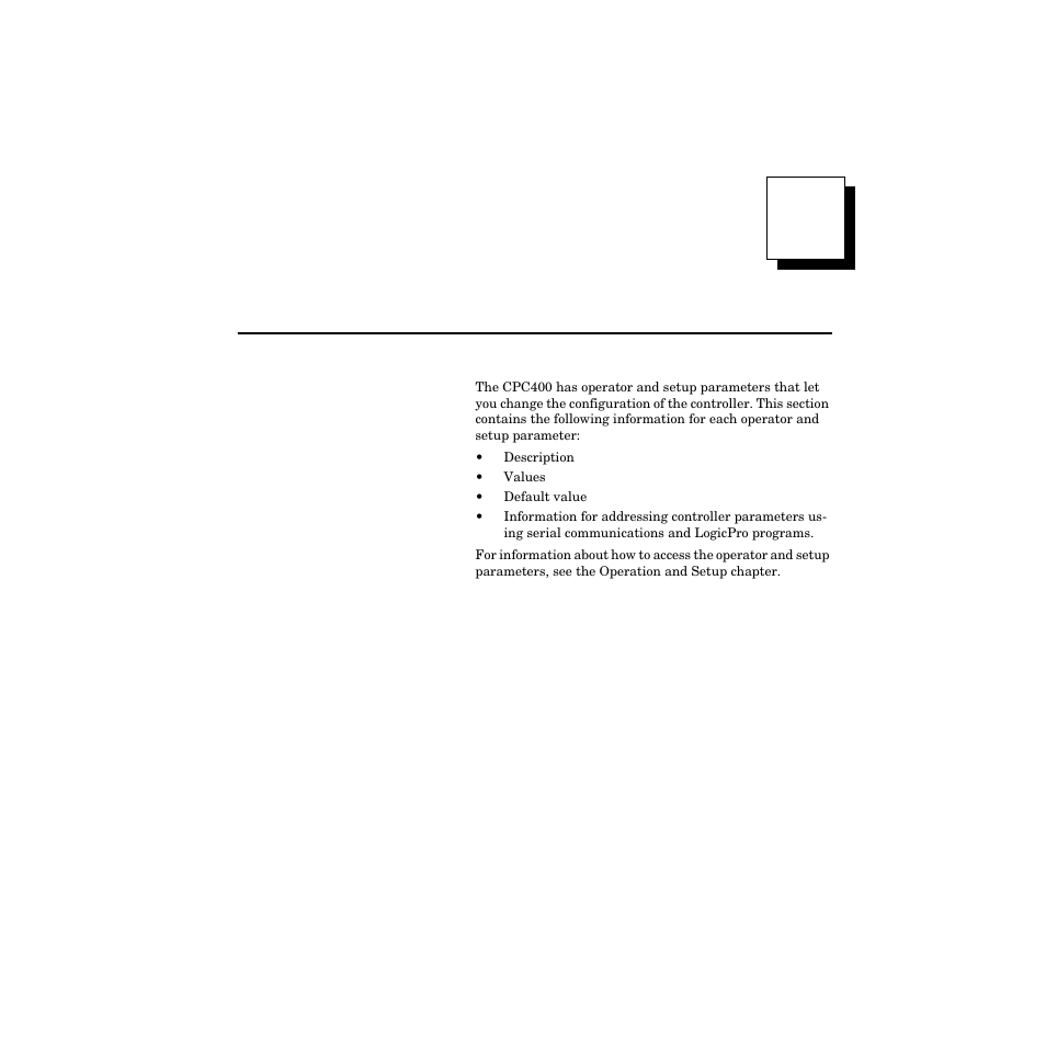 Menu and parameter reference, 5 menu and parameter reference 91, Ters, see chapter 5, menu and parameter reference | Watlow CPC400 User Manual | Page 105 / 230