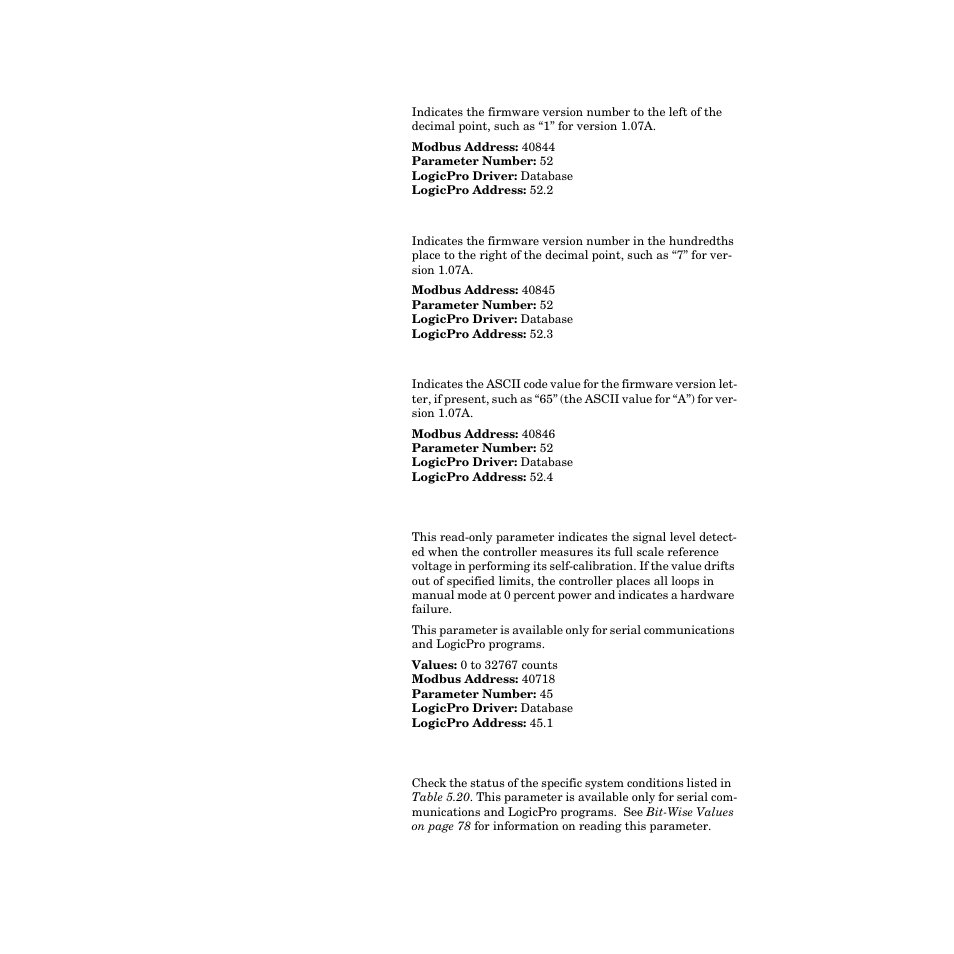 Full scale calibration, System status | Watlow CPC400 User Manual | Page 150 / 230