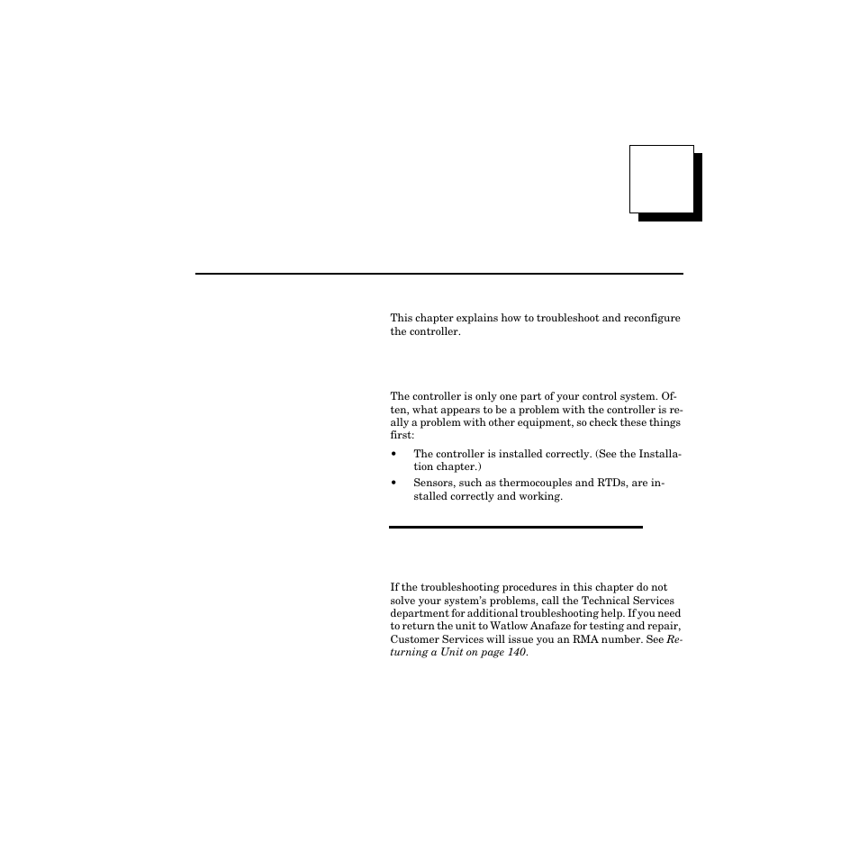 Troubleshooting and reconfiguring, When there is a problem, 6 troubleshooting and reconfiguring 139 | When there is a problem 139 | Watlow CPC400 User Manual | Page 153 / 230