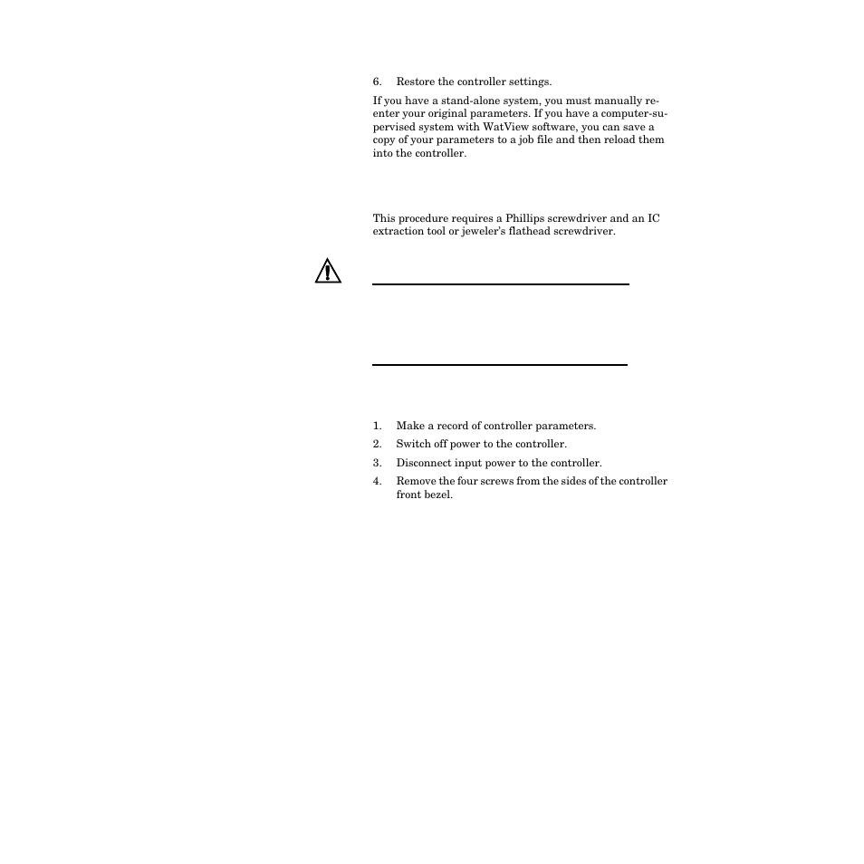 Replacing the flash memory chip, Replacing the flash memory chip 154 | Watlow CPC400 User Manual | Page 168 / 230