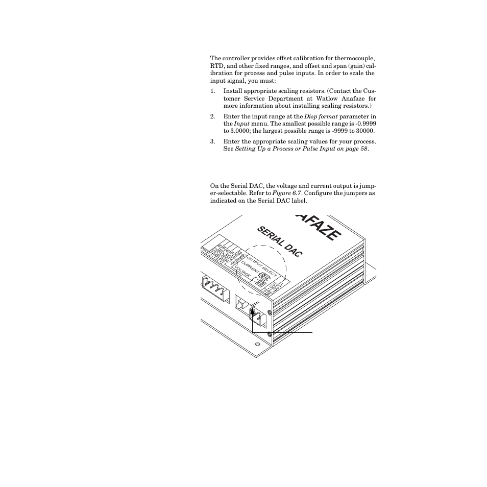 Scaling and calibration, Configuring serial dac outputs, Configuring serial dac outputs 162 | Afaze, Serial d ac | Watlow CPC400 User Manual | Page 176 / 230