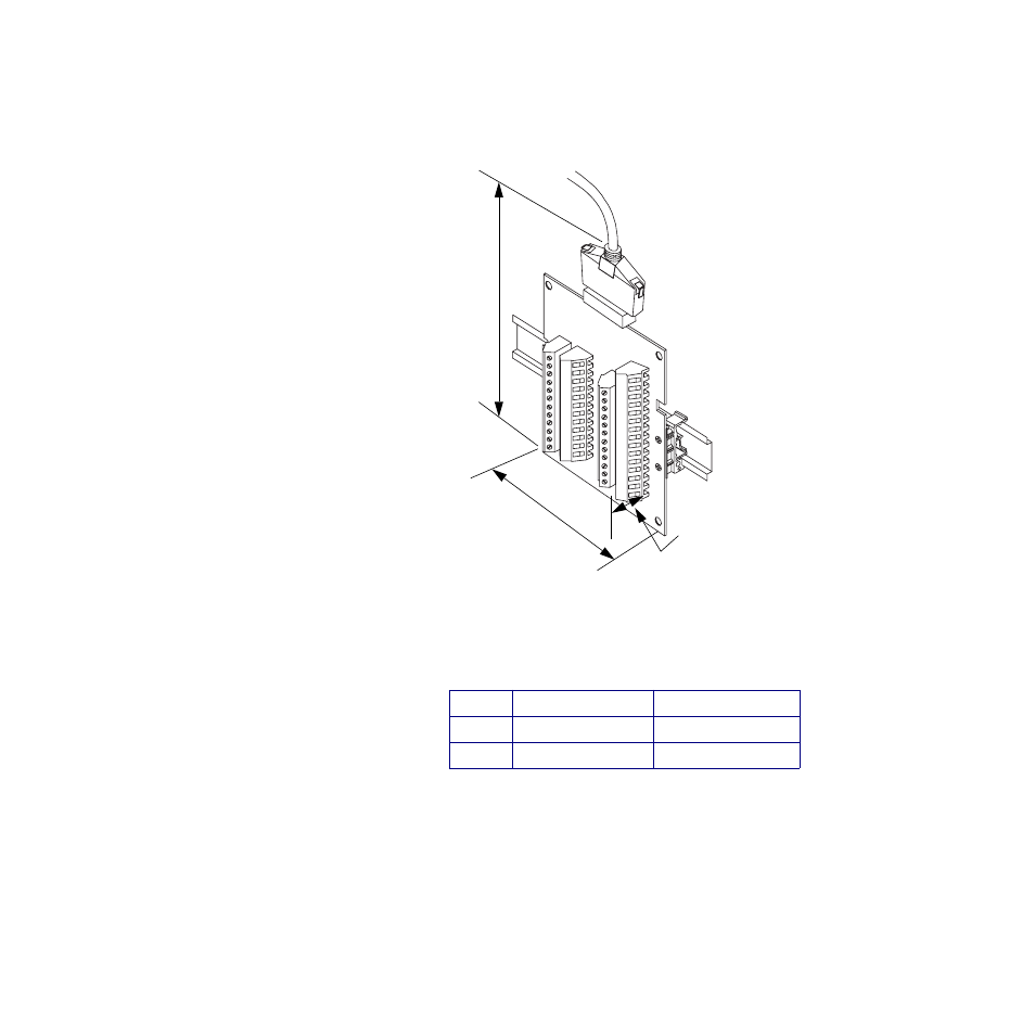 Table 7.10—tb50 with right angle scsi 170 | Watlow CPC400 User Manual | Page 184 / 230