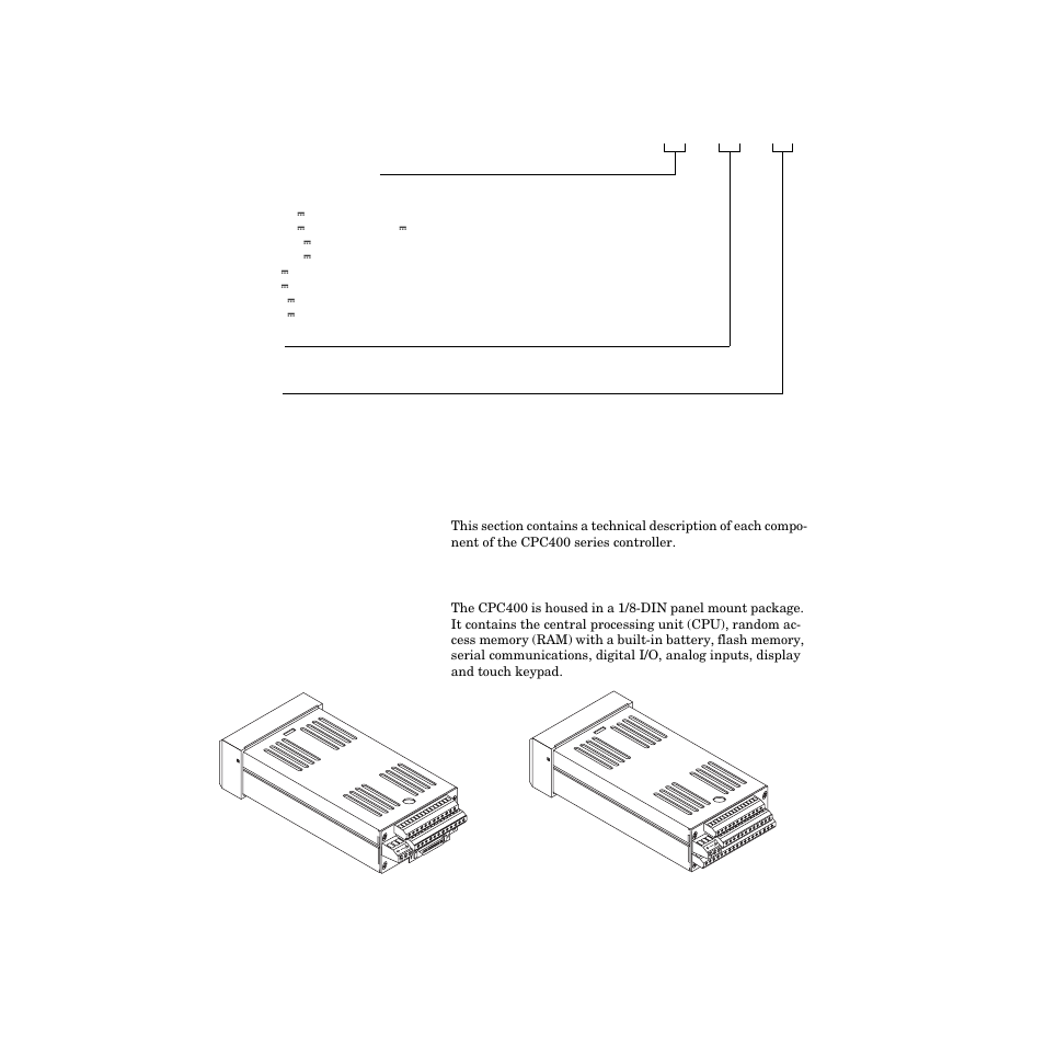 Technical description, Cpc400, Technical description 6 | Cpcsi | Watlow CPC400 User Manual | Page 20 / 230