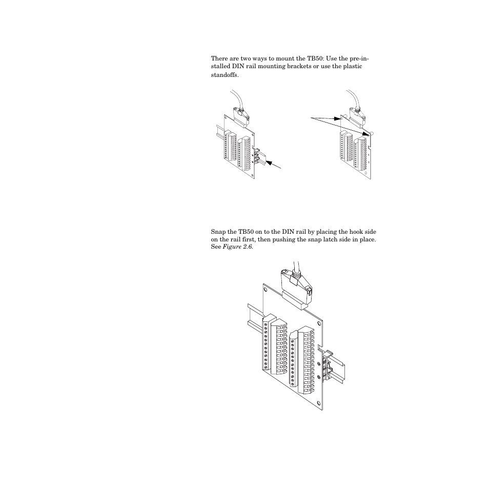 Mounting the tb50 | Watlow CPC400 User Manual | Page 30 / 230