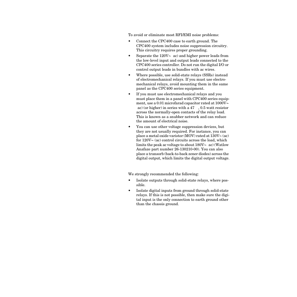 Watlow CPC400 User Manual | Page 36 / 230