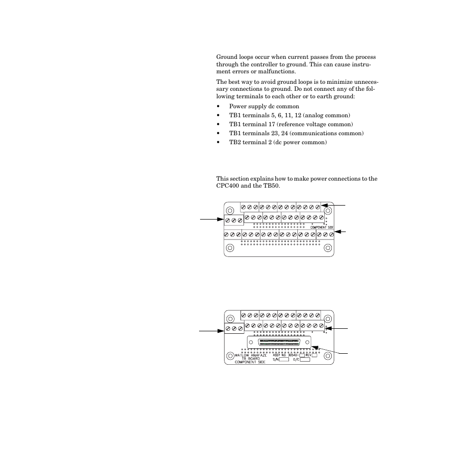 Ground loops, Power connections, Power connections 23 | Watlow CPC400 User Manual | Page 37 / 230