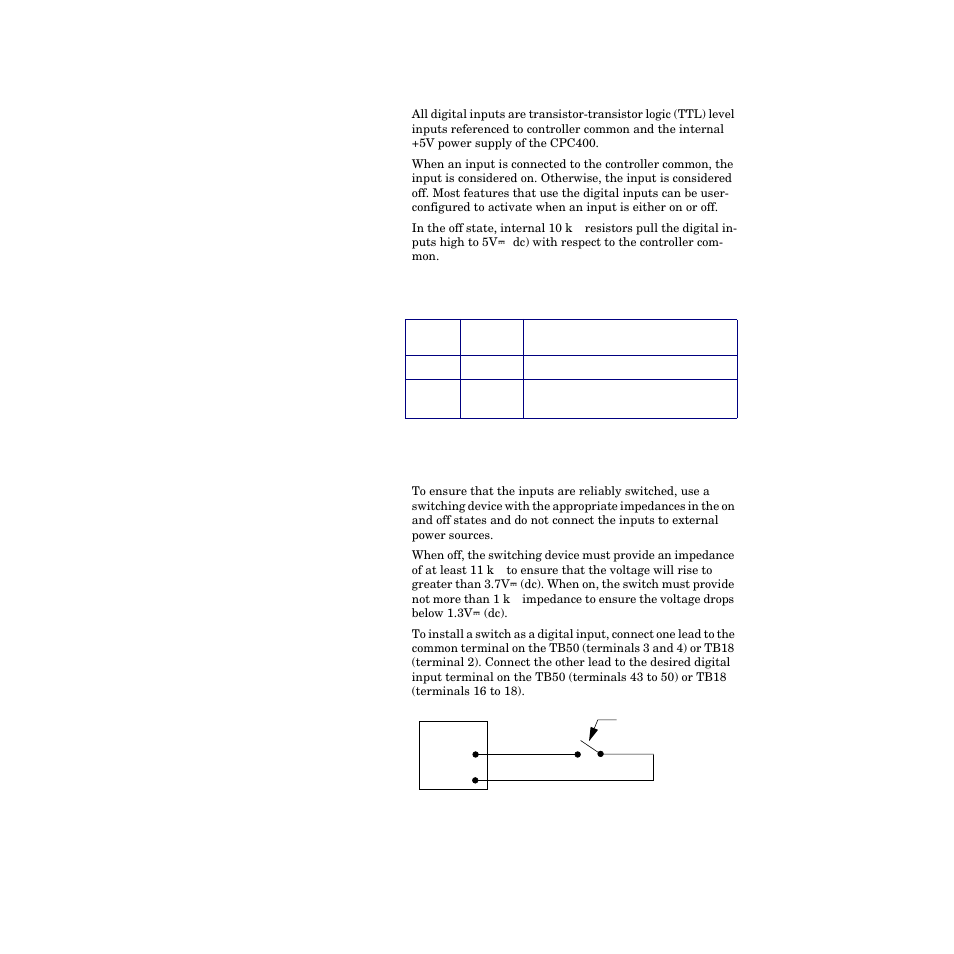 Digital inputs, Figure 2.26—wiring digital inputs 36 | Watlow CPC400 User Manual | Page 50 / 230